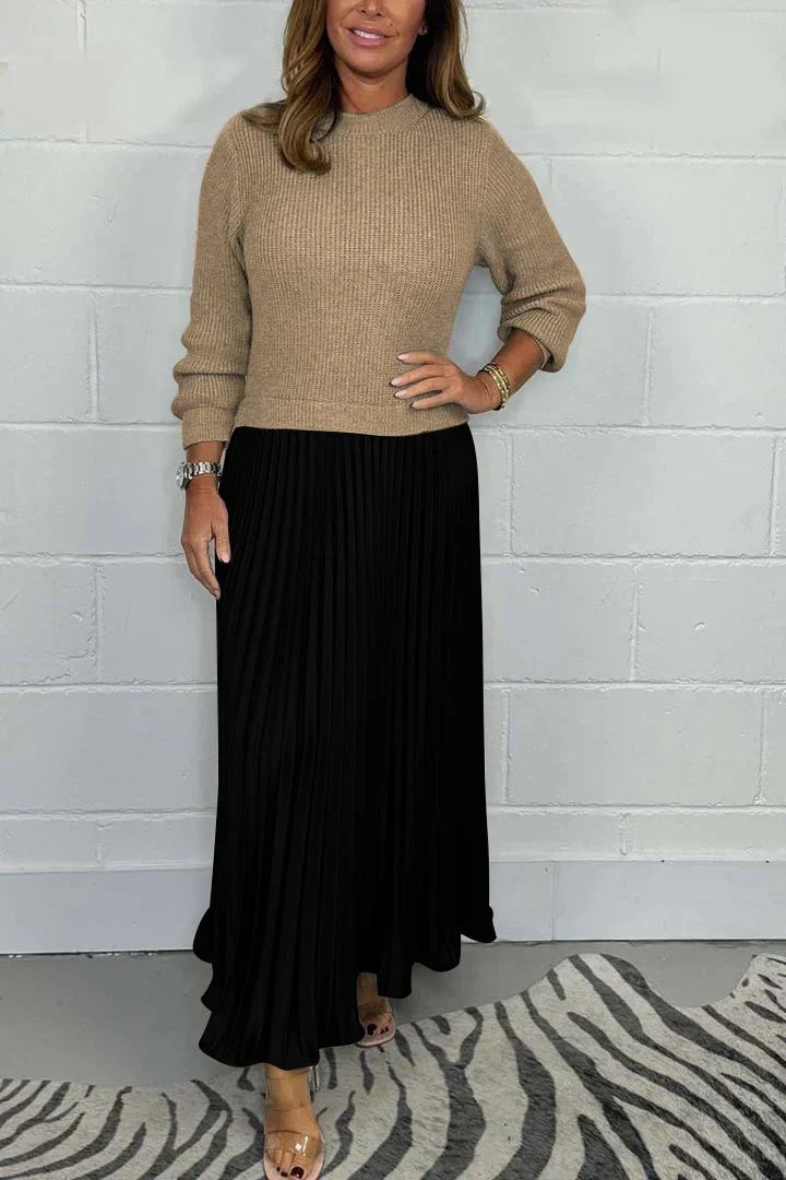 Drune | Eleganter 2-In-1-Kleid-Pullover