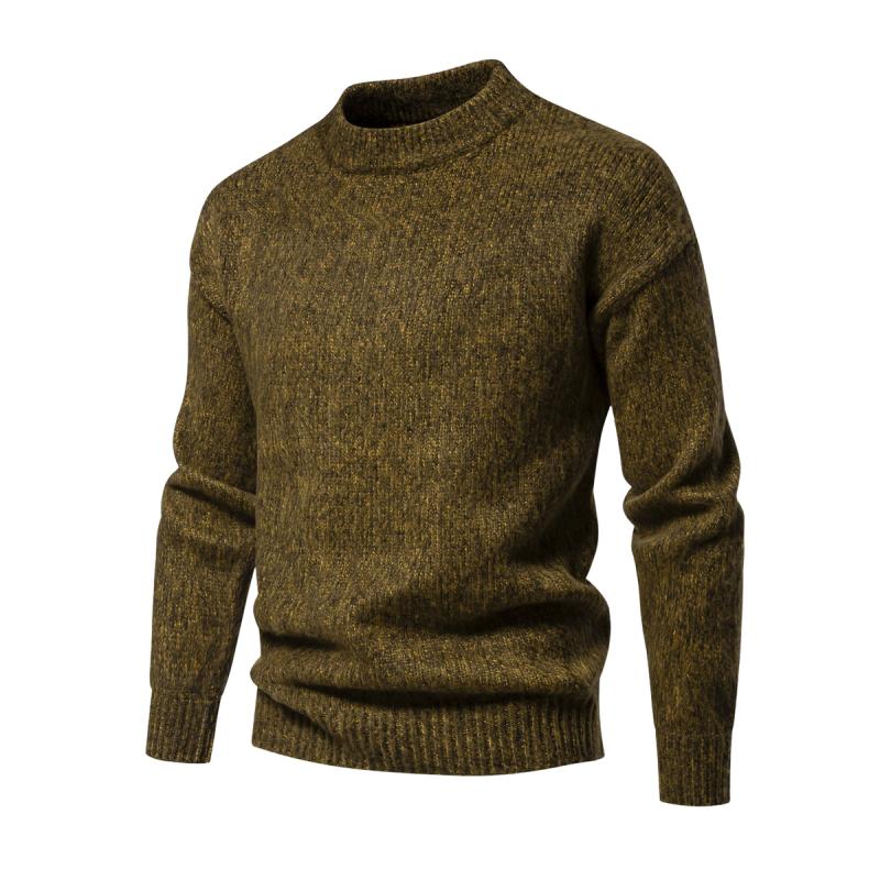 Drune | Strickwollpullover Klassisches Design Warm und Bequem