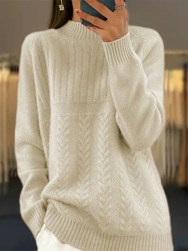 Drune | Hoher Hals Gerippt Pullover