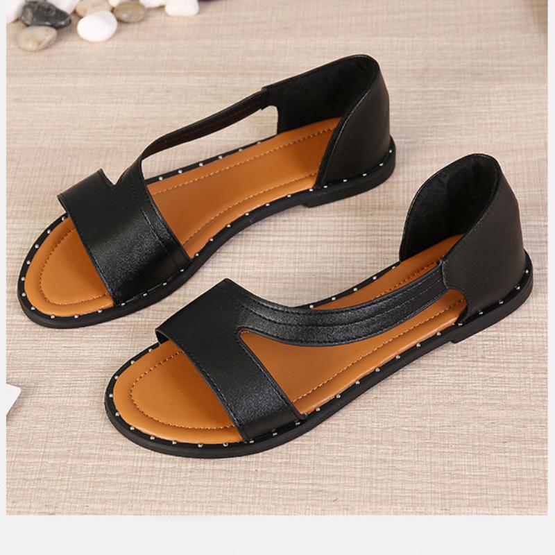 Drune Steppers | Sandalen mit bezogenem Absatz