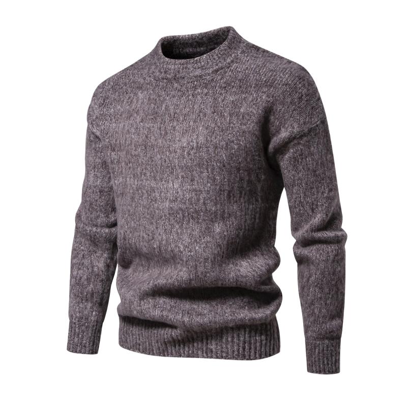 Drune | Strickwollpullover Klassisches Design Warm und Bequem