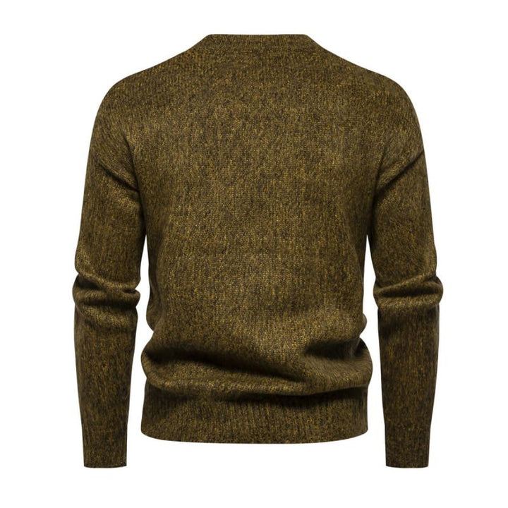 Drune | Strickwollpullover Klassisches Design Warm und Bequem