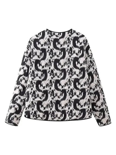 Drune | Gedruckter Damen Steppmantel