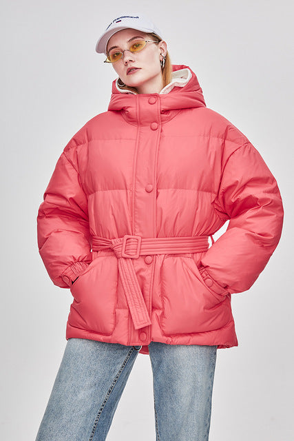 Drune | Damen-Steppjacke mit Gürtel "Street Chic"