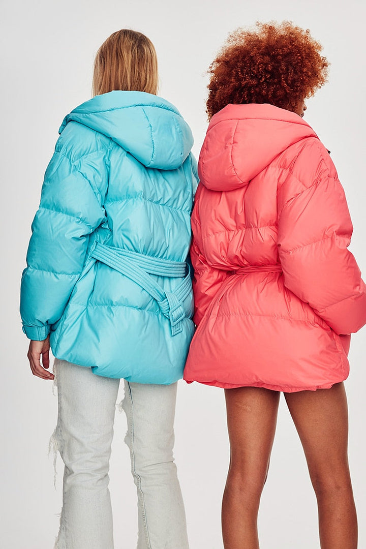 Drune | Damen-Steppjacke mit Gürtel "Street Chic"
