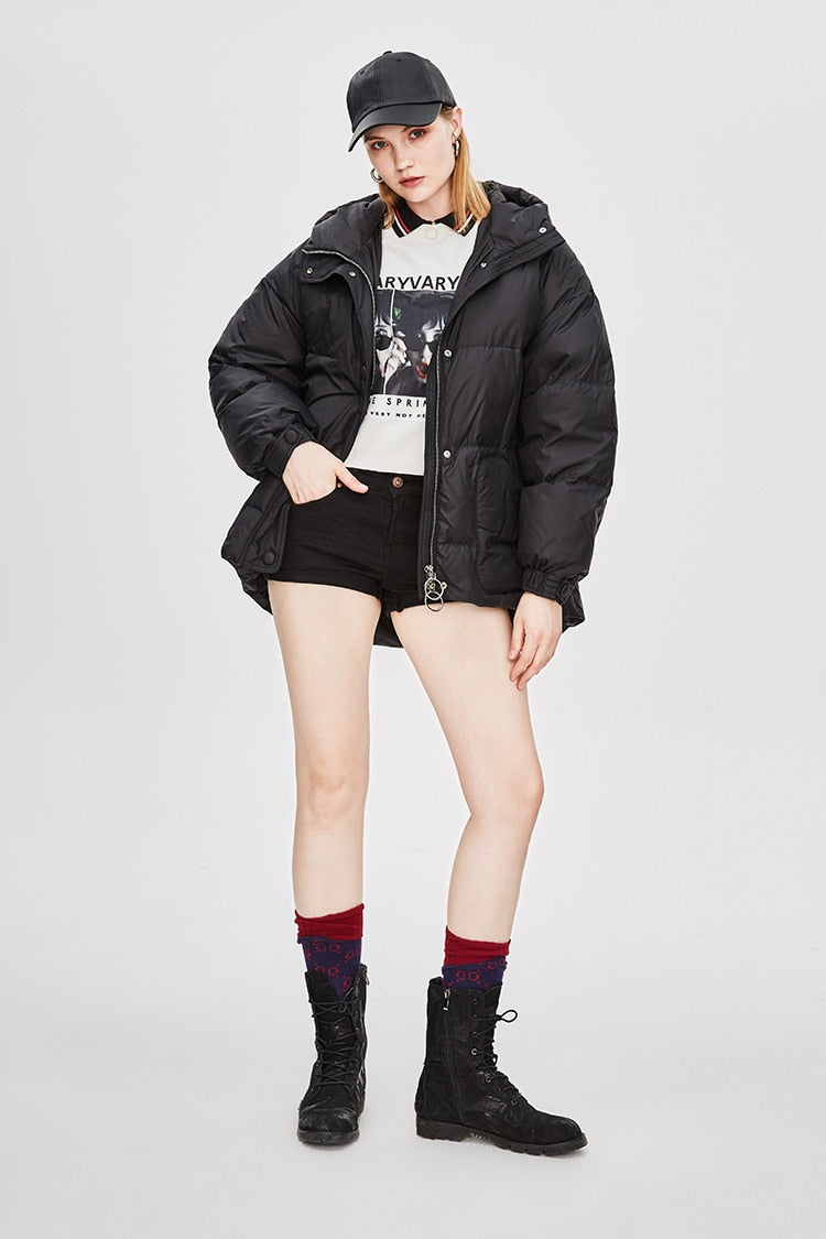 Drune | Damen-Steppjacke mit Gürtel "Street Chic"