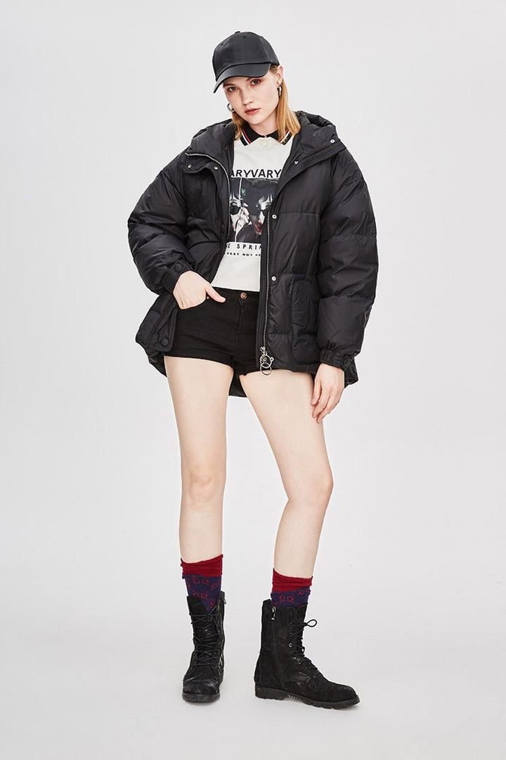 Drune | Damen-Steppjacke mit Gürtel "Street Chic"