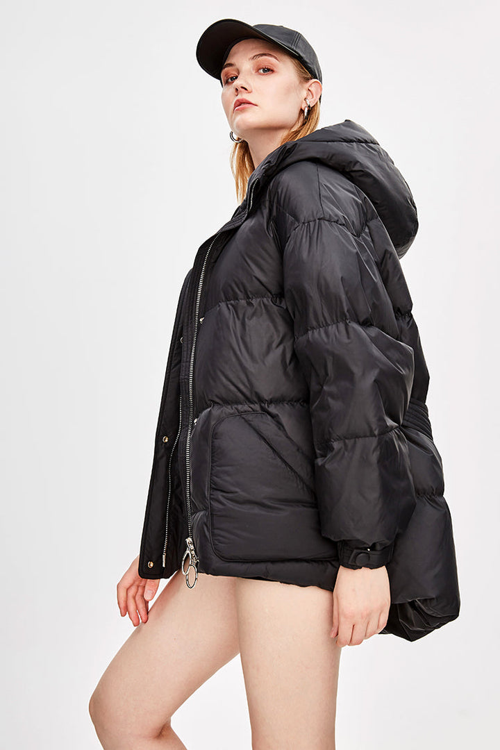 Drune | Damen-Steppjacke mit Gürtel "Street Chic"