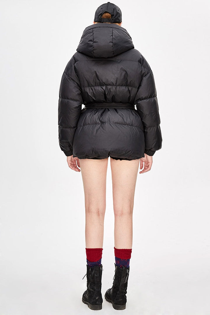 Drune | Damen-Steppjacke mit Gürtel "Street Chic"