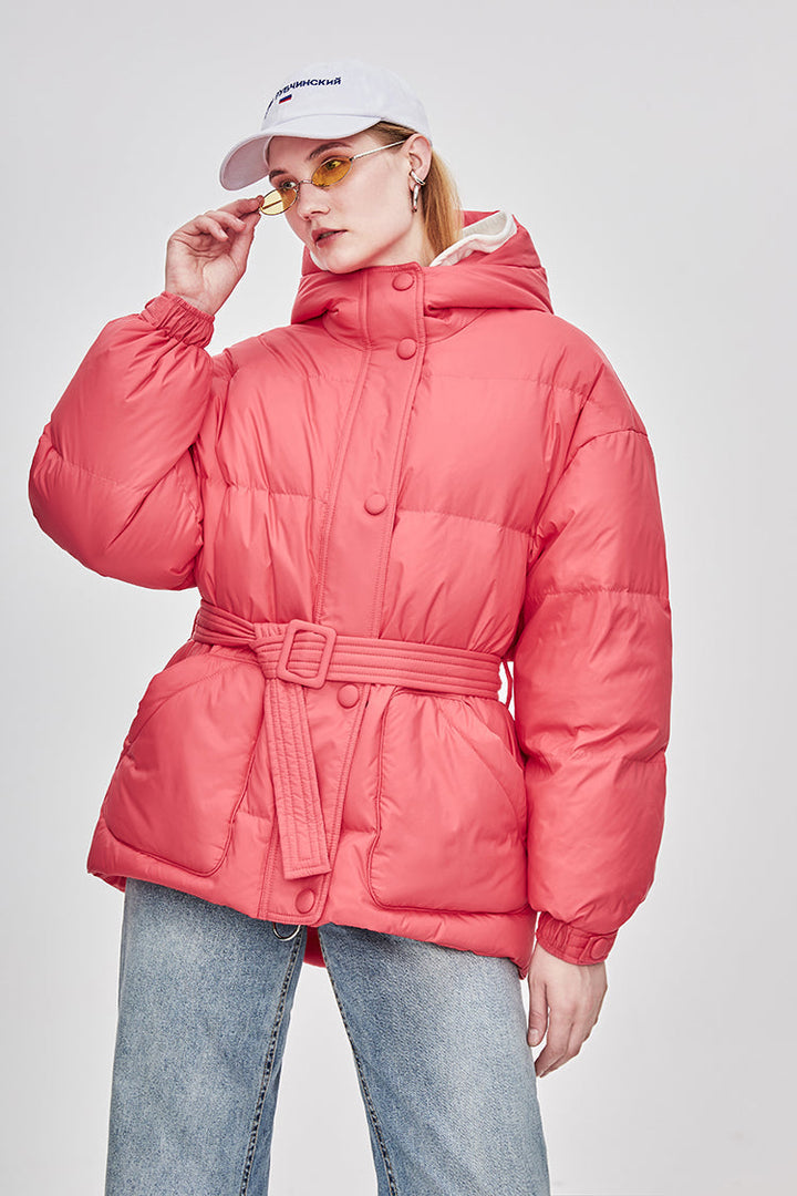 Drune | Damen-Steppjacke mit Gürtel "Street Chic"