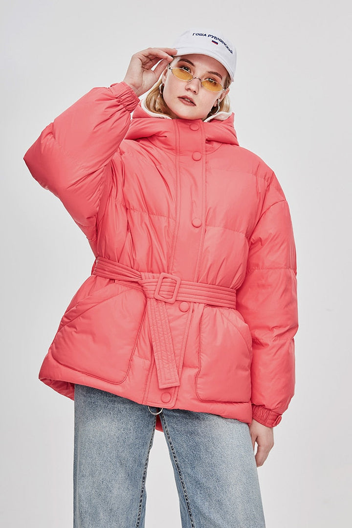 Drune | Damen-Steppjacke mit Gürtel "Street Chic"