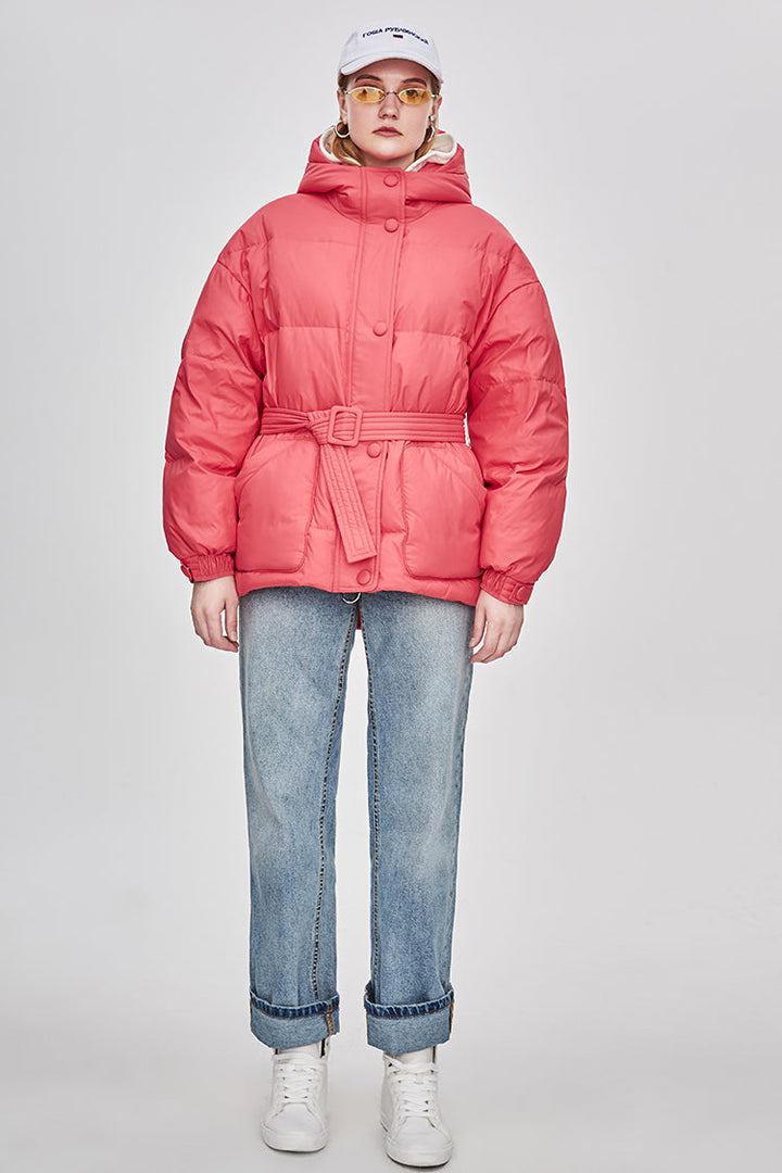 Drune | Damen-Steppjacke mit Gürtel "Street Chic"