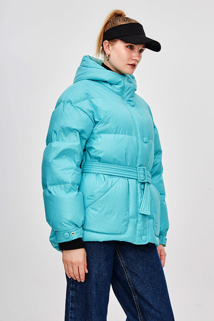 Drune | Damen-Steppjacke mit Gürtel "Street Chic"