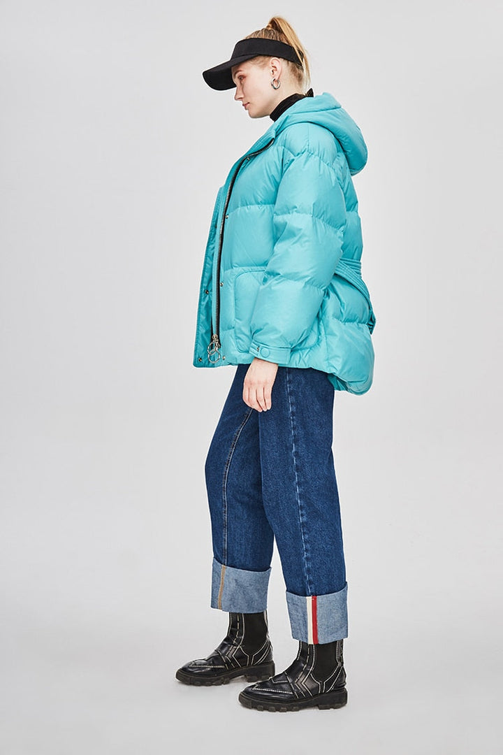Drune | Damen-Steppjacke mit Gürtel "Street Chic"