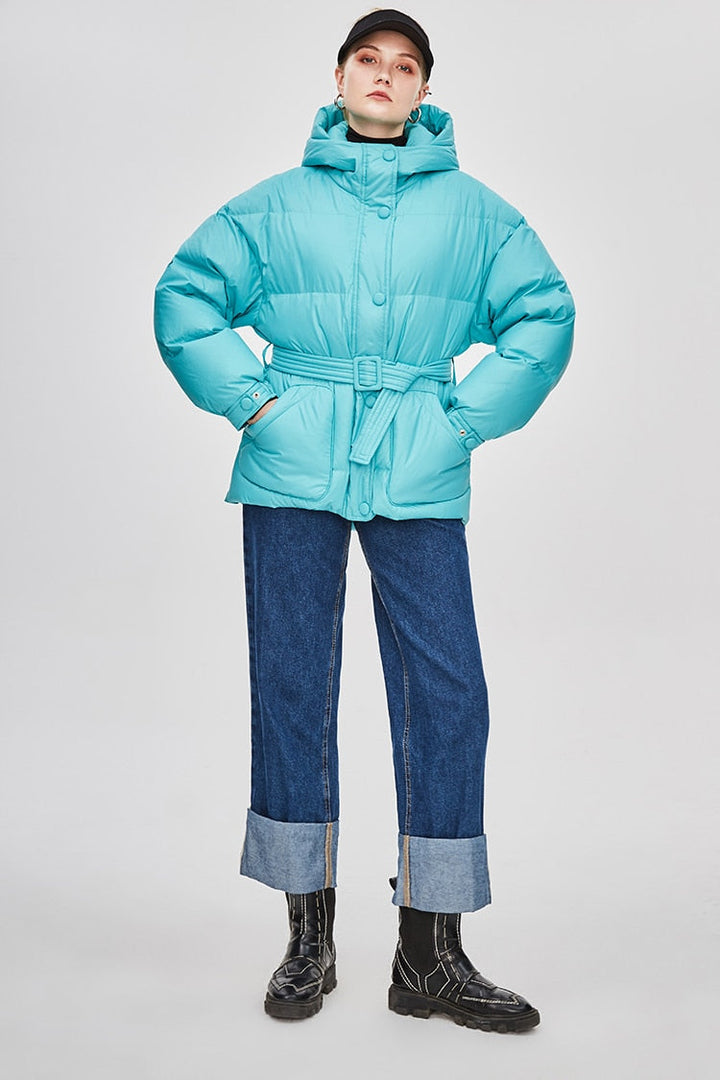 Drune | Damen-Steppjacke mit Gürtel "Street Chic"