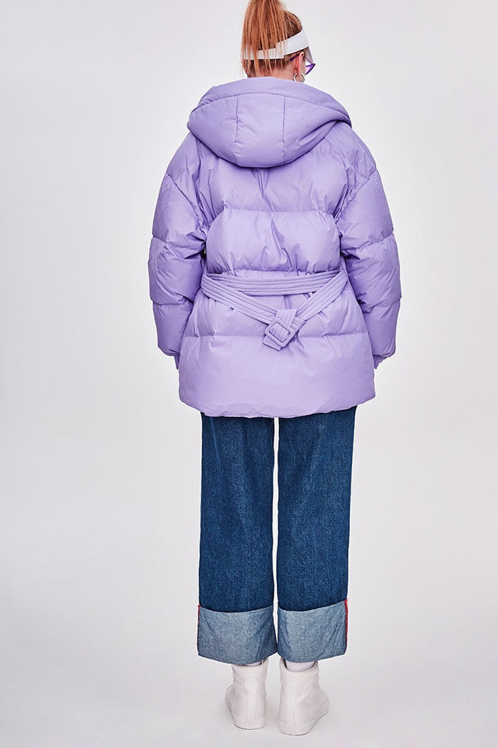 Drune | Damen-Steppjacke mit Gürtel "Street Chic"