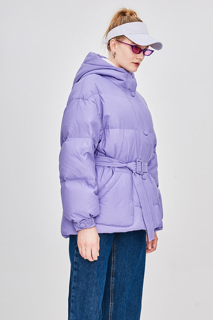 Drune | Damen-Steppjacke mit Gürtel "Street Chic"