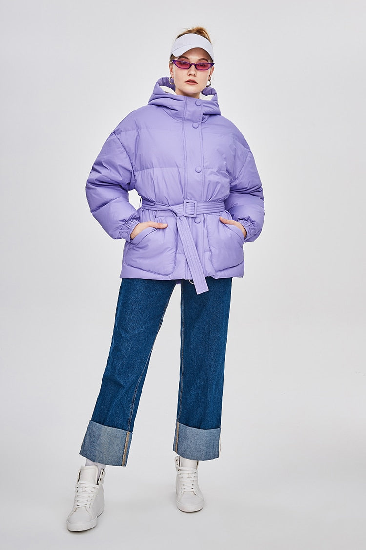 Drune | Damen-Steppjacke mit Gürtel "Street Chic"