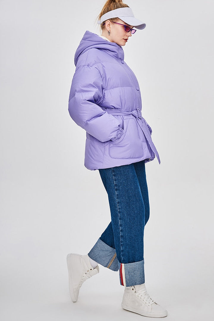 Drune | Damen-Steppjacke mit Gürtel "Street Chic"