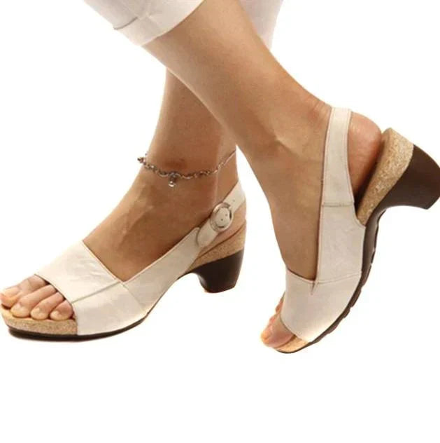 Strandsandalen mit Peep-Toe für Damen