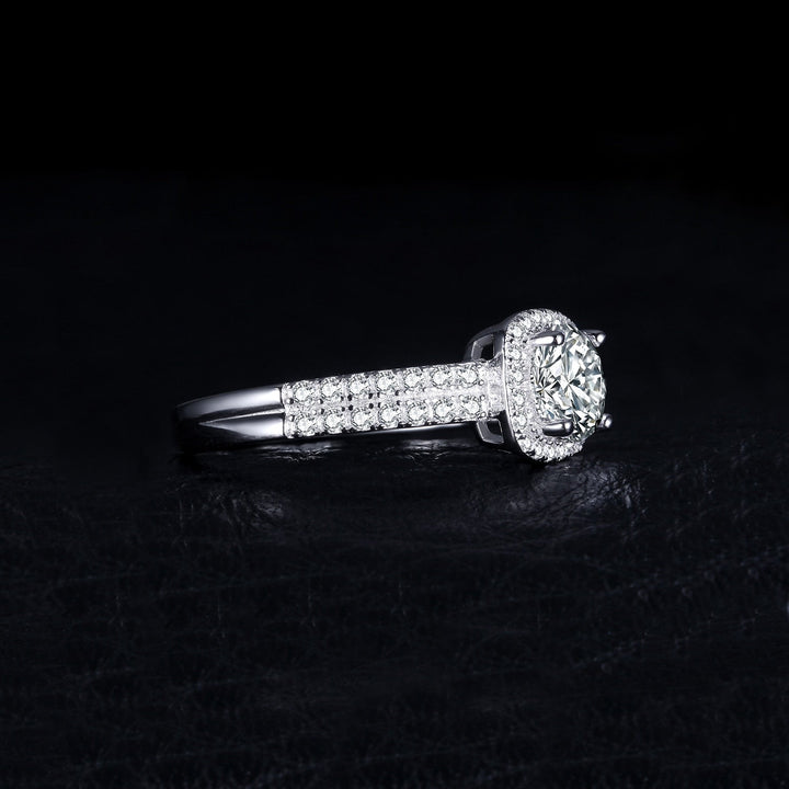 Drune | Klassische 925 Sterling Silber mit Zirkon Edelstein Ringe