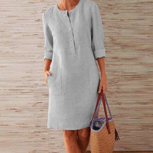 Drune | Kleid Aus Midi-Länge für Frauen