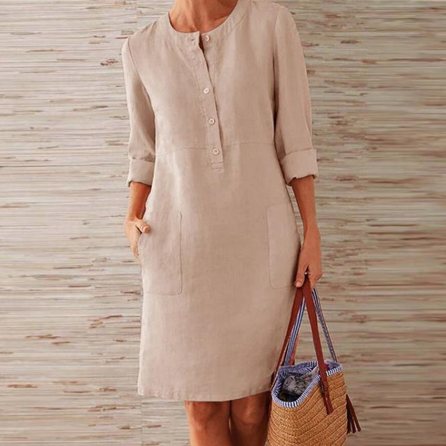 Drune | Kleid Aus Midi-Länge für Frauen