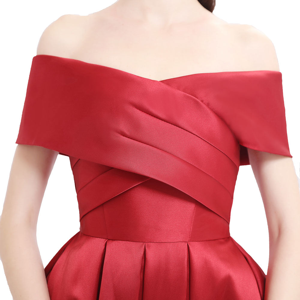 Drune | Satin Plissierte Kleid