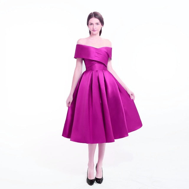 Drune | Satin Plissierte Kleid