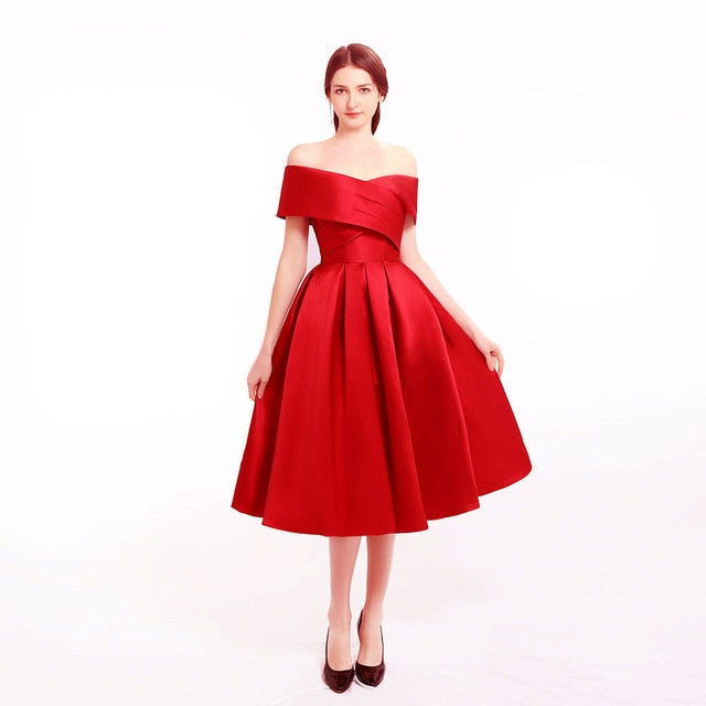 Drune | Satin Plissierte Kleid