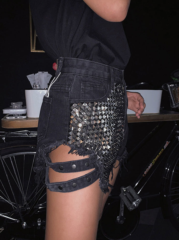 Drune | Rivet Shorts Aushöhlen