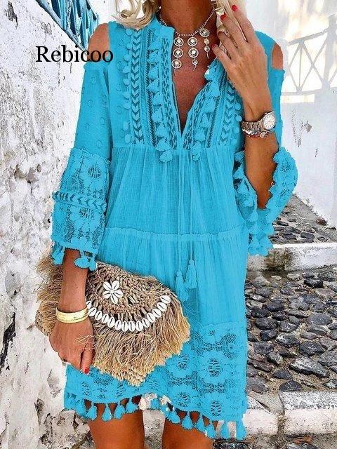 Drune | Boho Chic Spitzenkleid