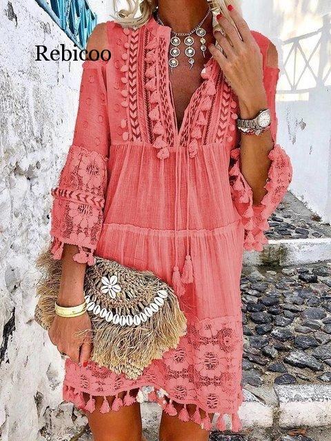 Drune | Boho Chic Spitzenkleid