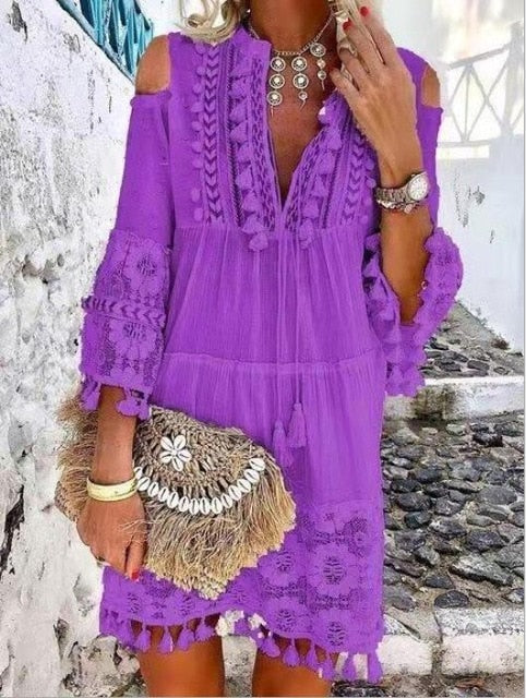 Drune | Boho Chic Spitzenkleid