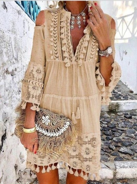 Drune | Boho Chic Spitzenkleid