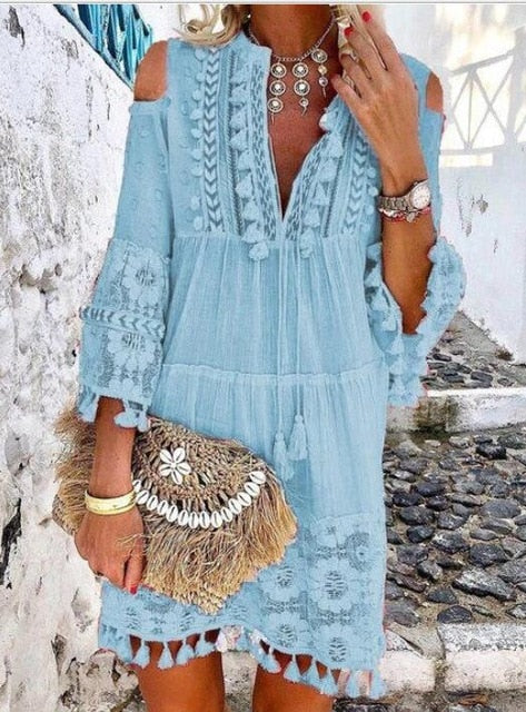 Drune | Boho Chic Spitzenkleid