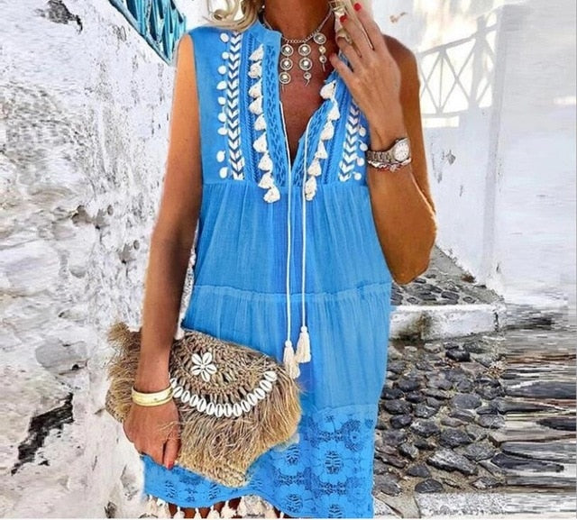 Drune | Boho Chic Spitzenkleid