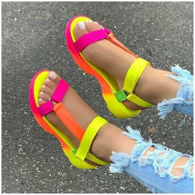Drune | Bunte Bequeme Sandalen