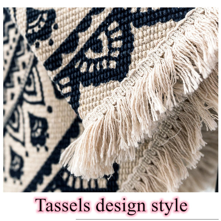 Drune | Boho Stil Quasten Strandteppich