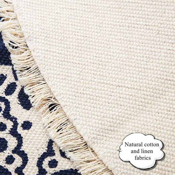 Drune | Boho Stil Quasten Strandteppich
