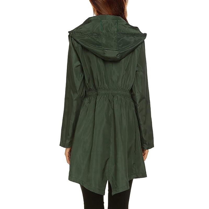 Drune | Leichte Regenjacke für Damen mit Kapuze