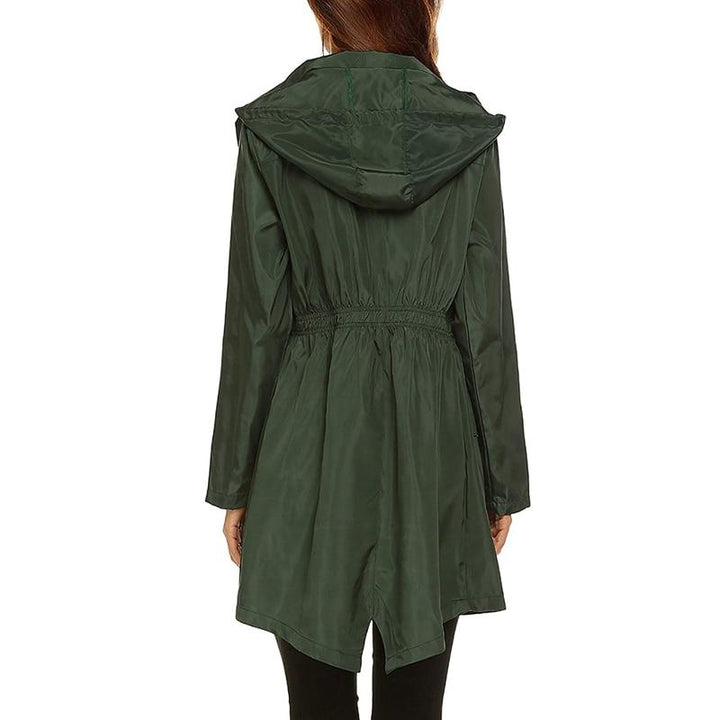 Drune | Leichte Regenjacke für Damen mit Kapuze