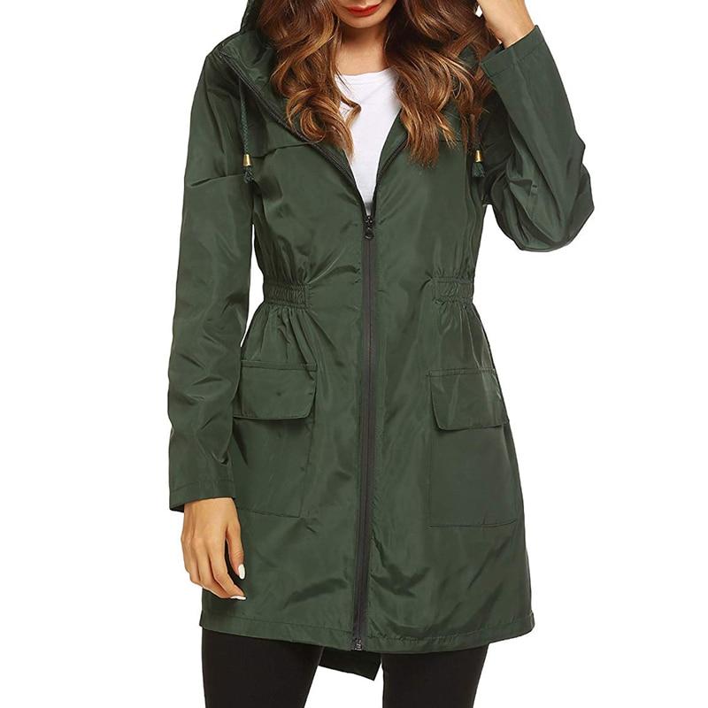 Drune | Leichte Regenjacke für Damen mit Kapuze