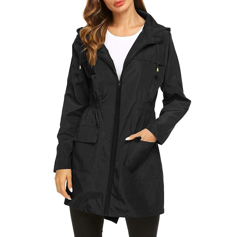 Drune | Leichte Regenjacke für Damen mit Kapuze