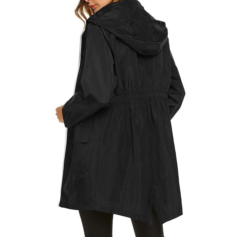 Drune | Leichte Regenjacke für Damen mit Kapuze