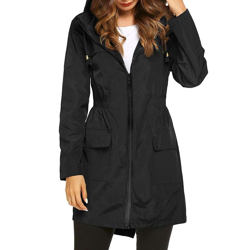 Drune | Leichte Regenjacke für Damen mit Kapuze