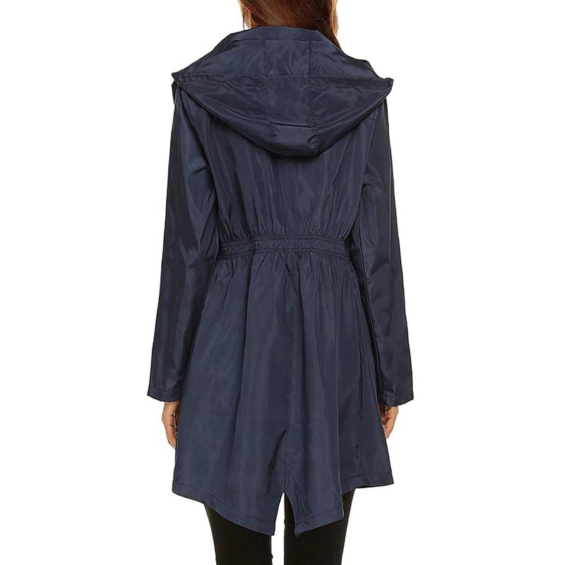 Drune | Leichte Regenjacke für Damen mit Kapuze