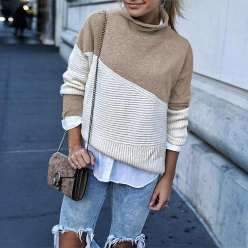 Drune | Lässiger Patchworkpullover