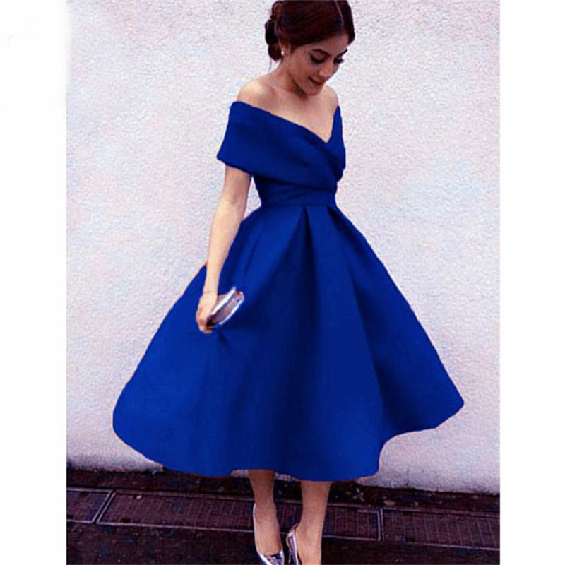 Drune | Satin Plissierte Kleid