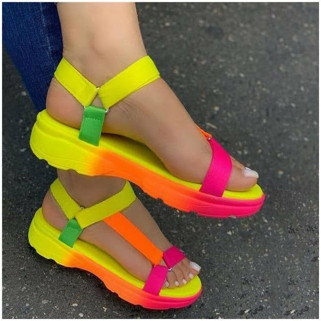 Drune | Bunte Bequeme Sandalen